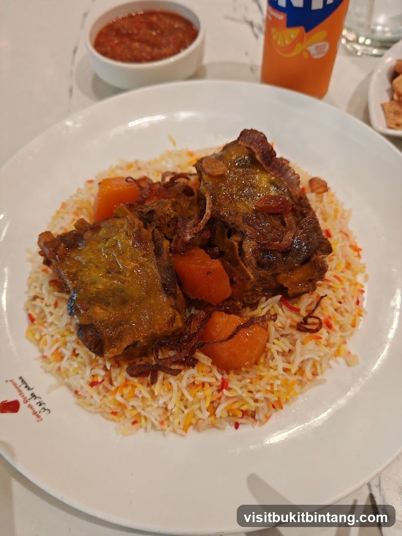 Lamb dish with rice