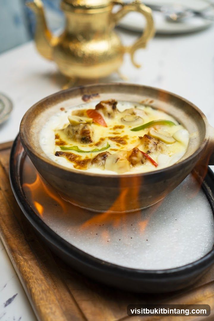 Baked Dish with Cheese and Mushrooms
