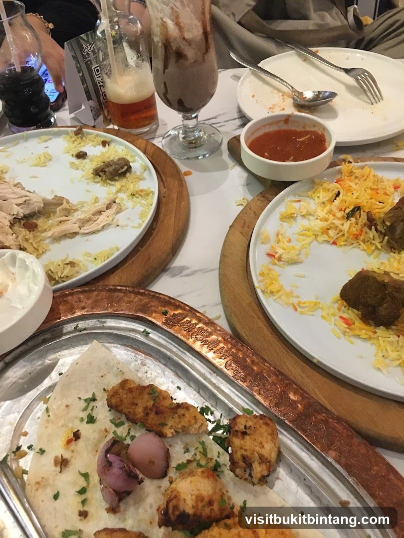 Diners Enjoying a Meal