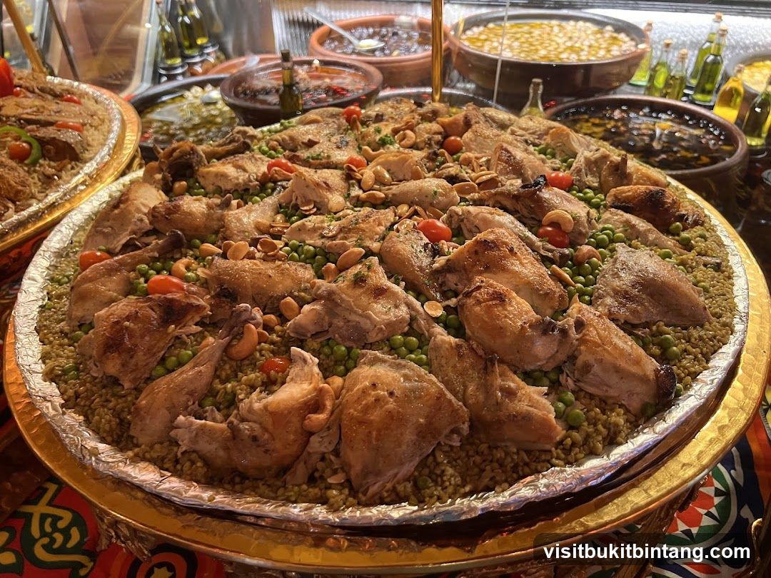Large Platter of Chicken and Rice