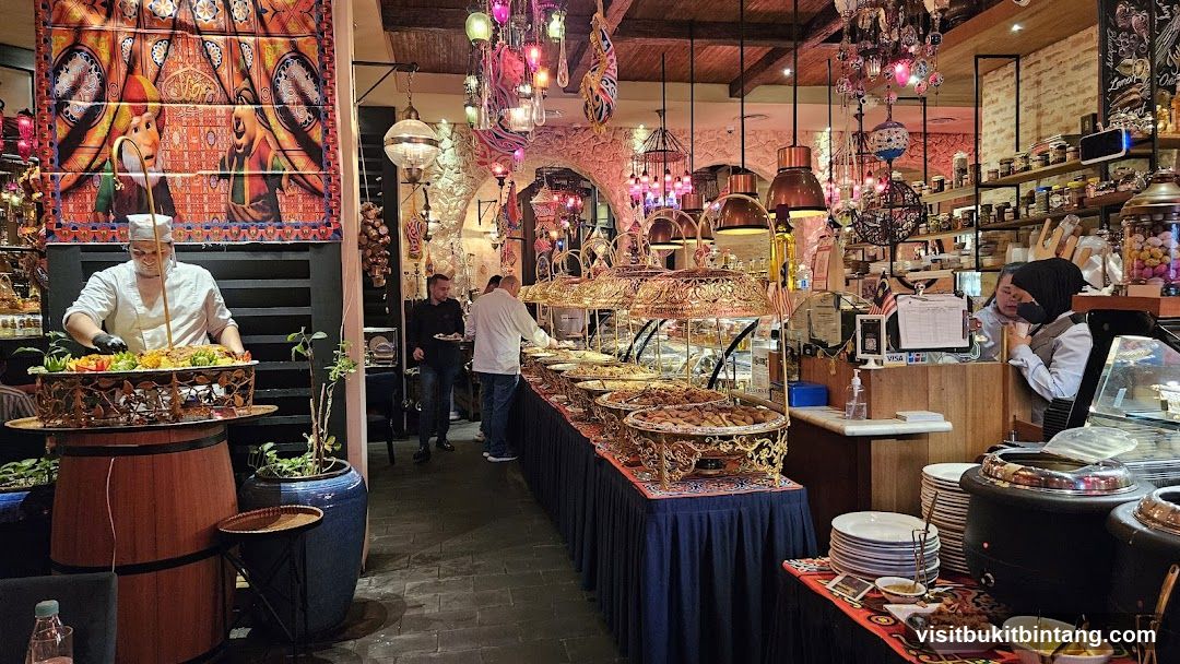Buffet Spread in a Restaurant