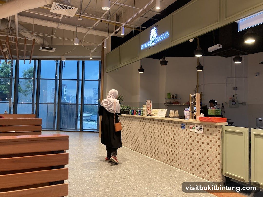 Restaurant Interior with Counter
