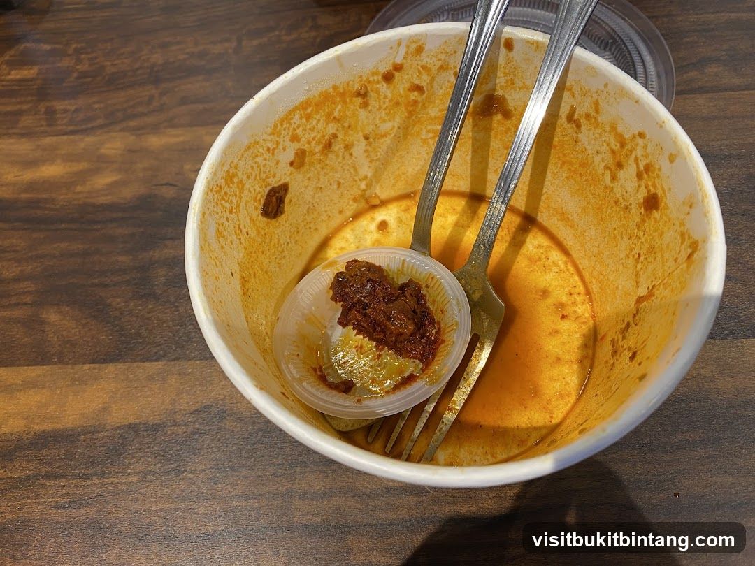 Leftover Curry in Bowl