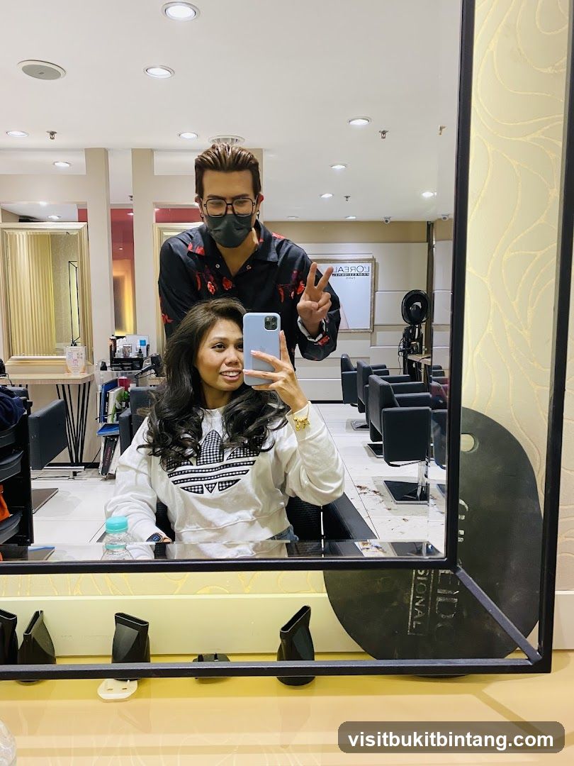 Hair Salon Selfie