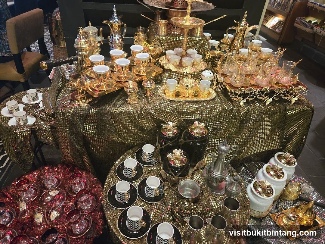 Display of Coffee and Tea Sets