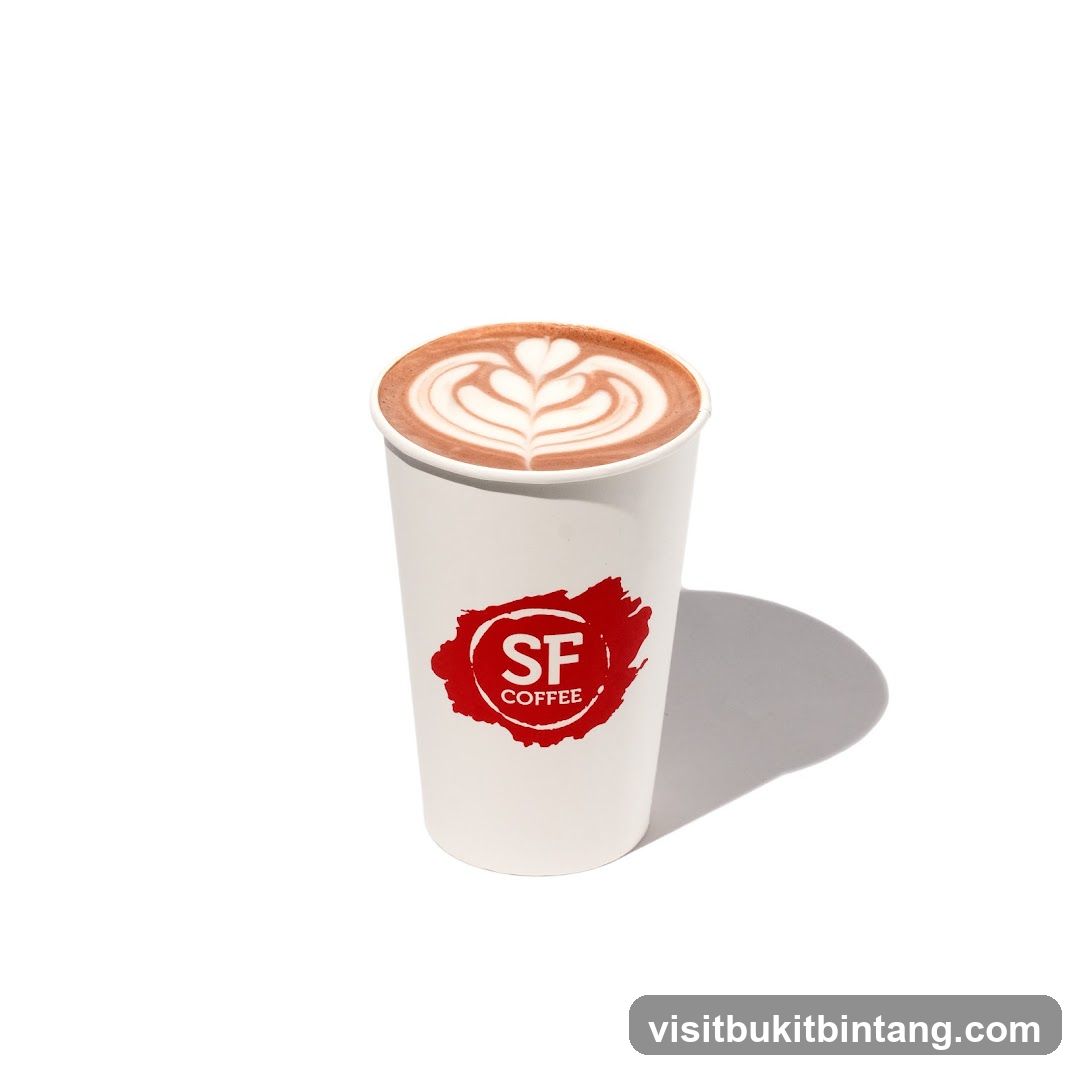Coffee Drink with Latte Art