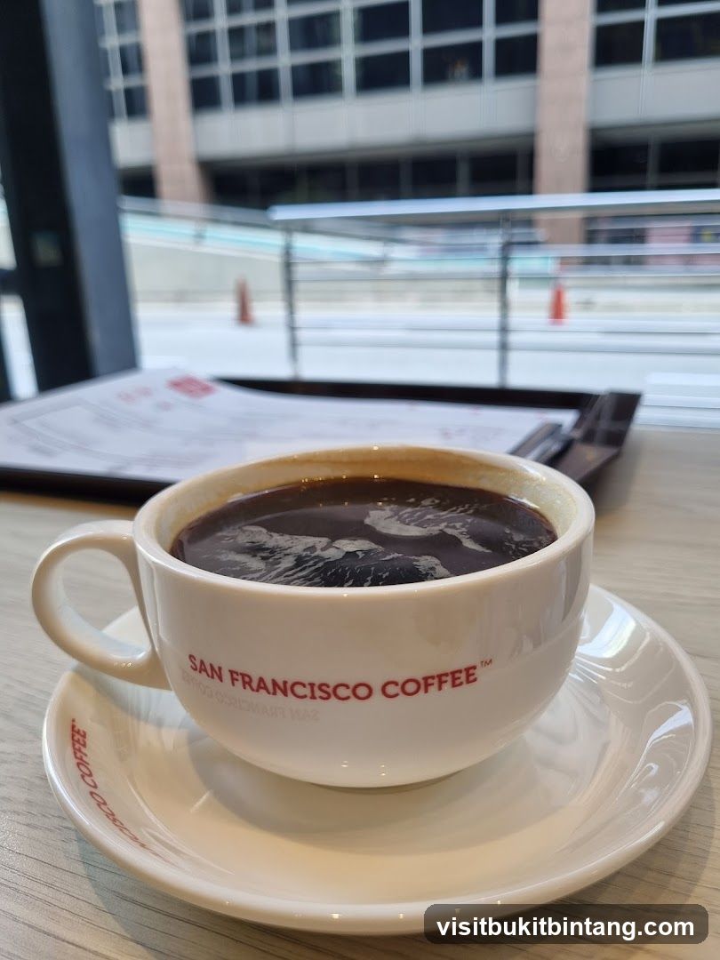 Coffee Cup with San Francisco Coffee Logo