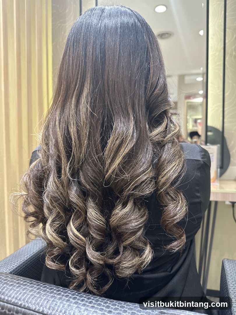 Woman with styled hair