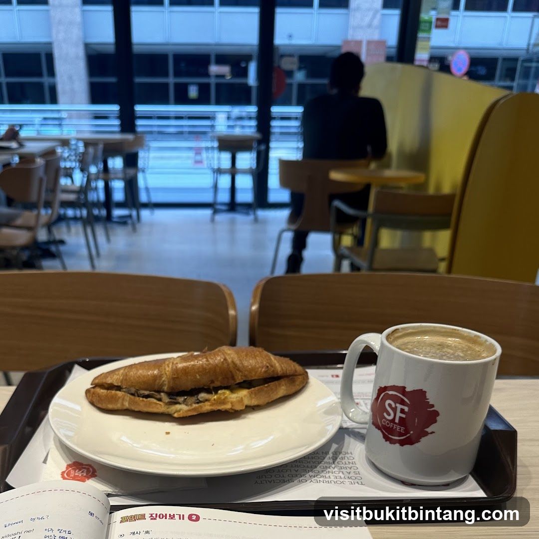 Croissant and Coffee