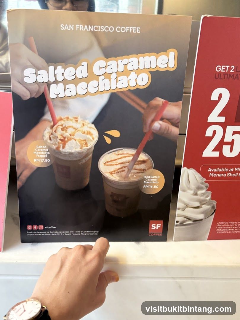 San Francisco Coffee Salted Caramel Macchiato Promotion