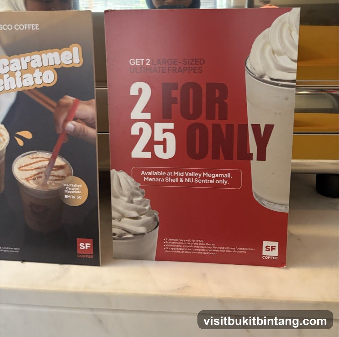 SF Coffee Frappe Promotion