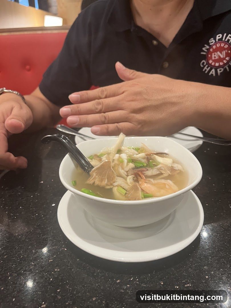 Soup with Shrimp and Mushrooms