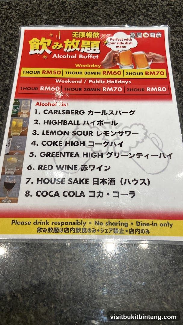 Alcohol Buffet