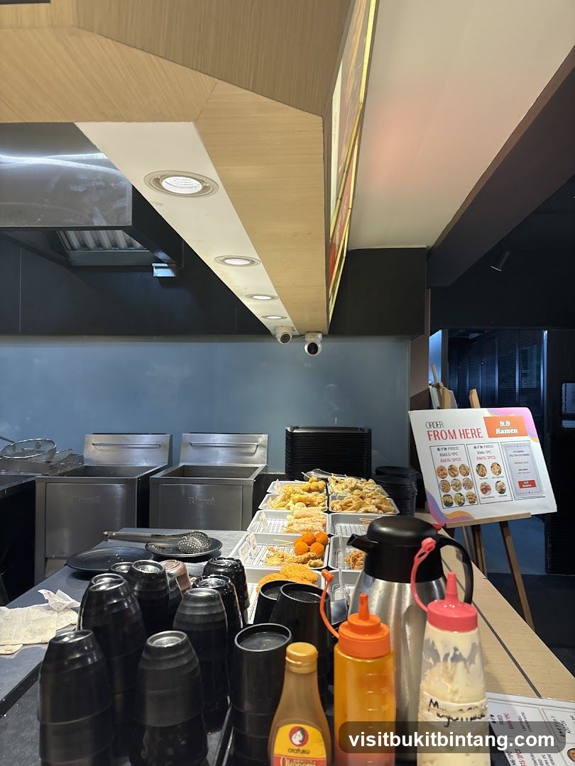 Food Counter with Menu