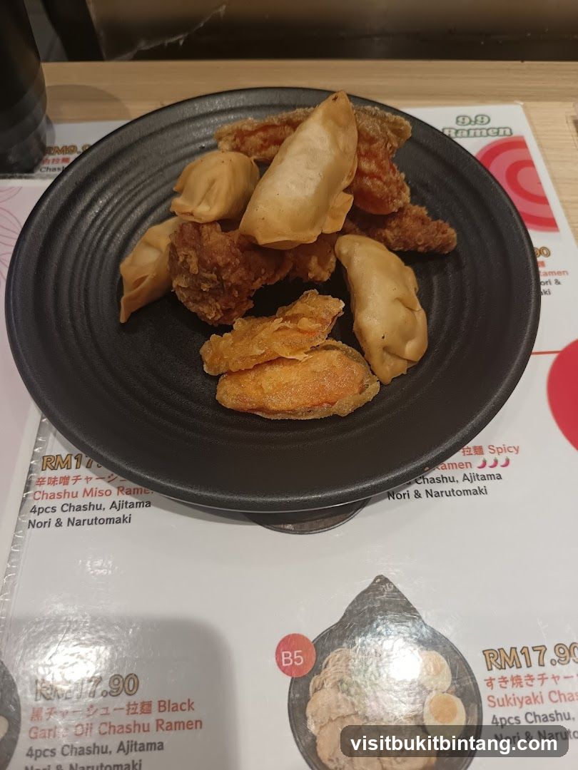 Fried Appetizers and Ramen Menu