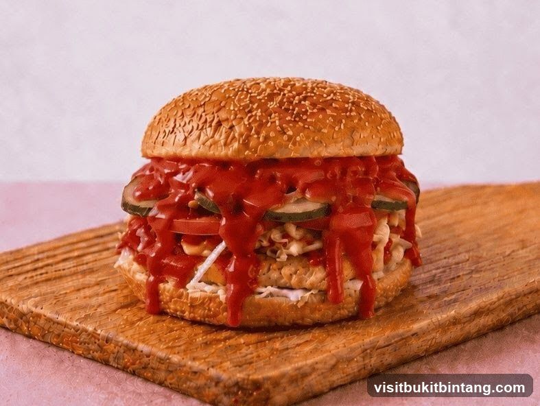 Burger with Ketchup