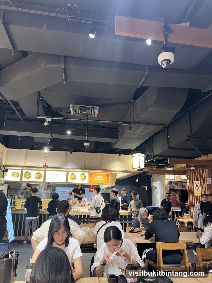 Busy Ramen Restaurant
