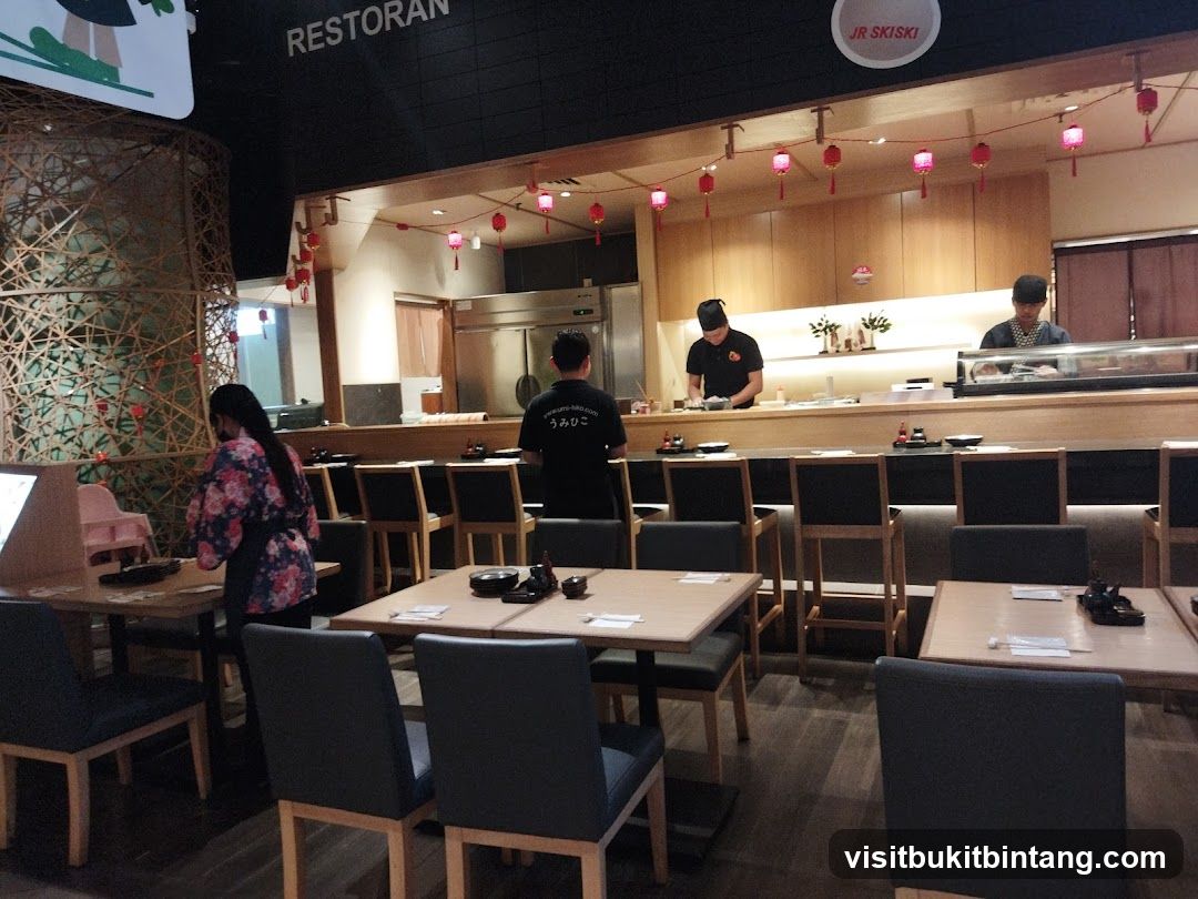 Japanese Restaurant Interior