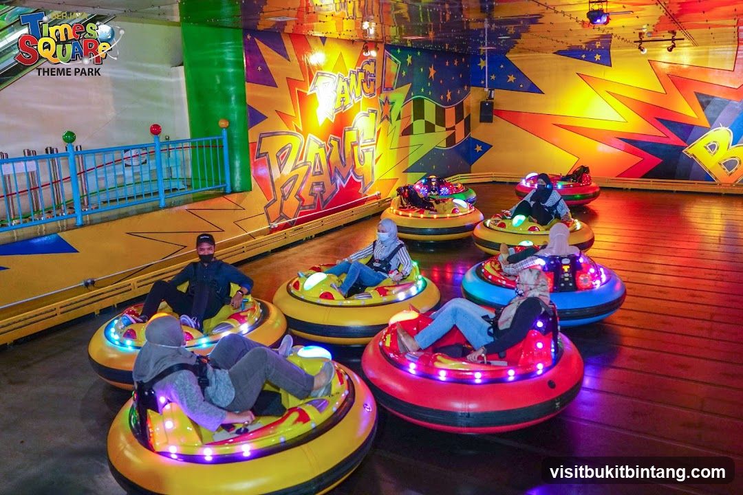 Bumper Cars at Times Square Theme Park