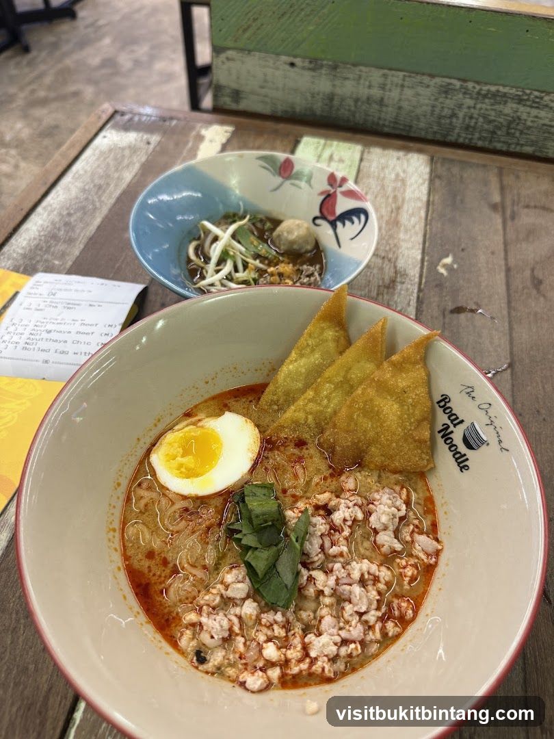 Boat Noodle Dish