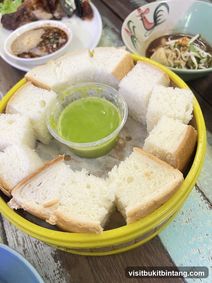Bread with Pandan Custard