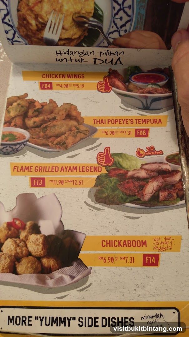 Menu Items