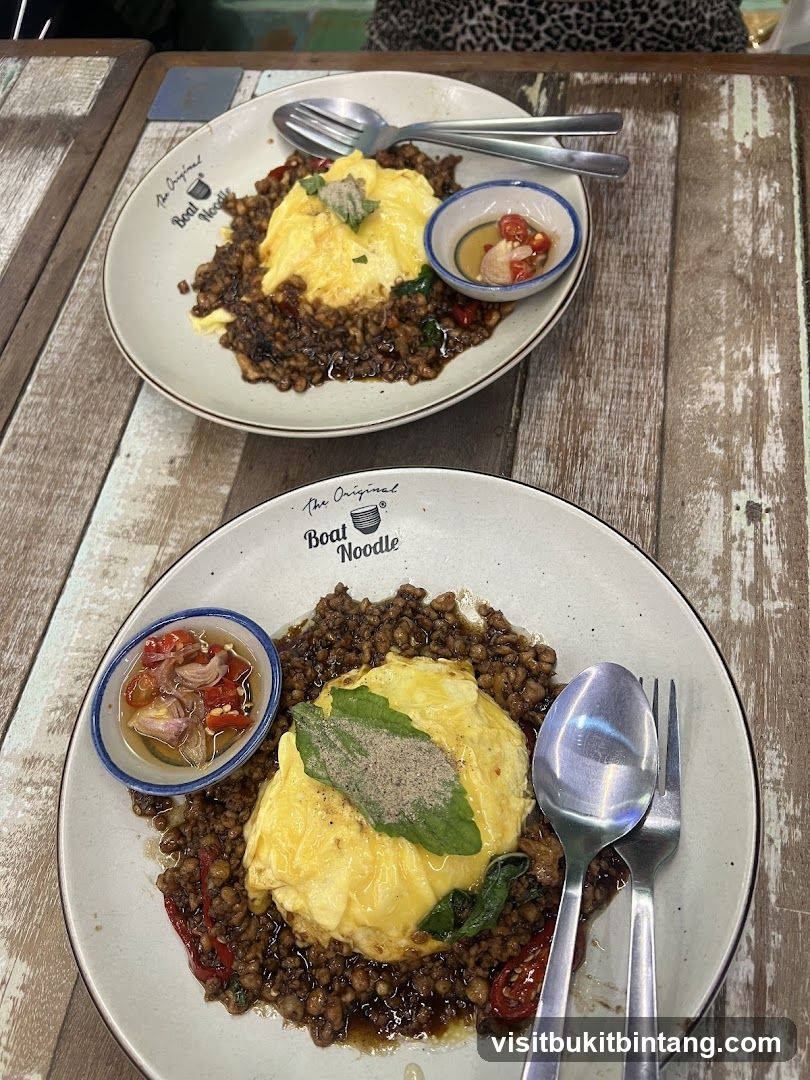 Two plates of food
