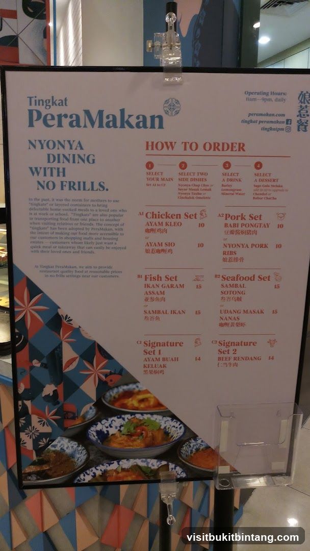 Tingkat PeraMakan Nyona Dining With No Frills