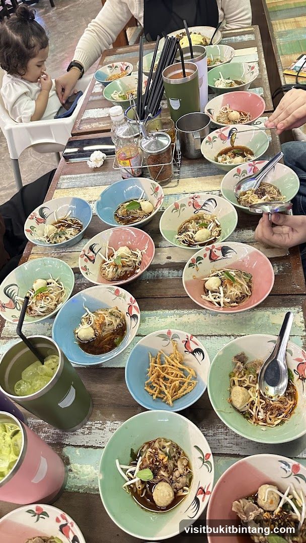 Noodle Bowls on a Table