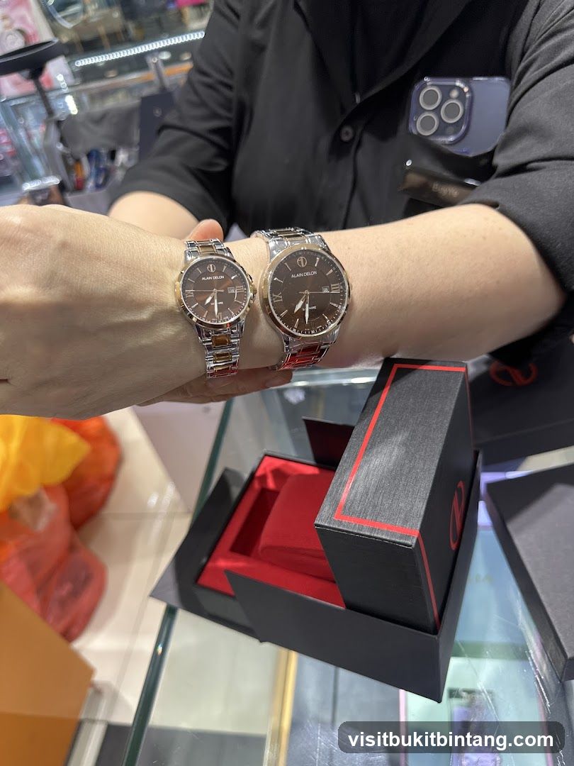 Two Alain Delon watches