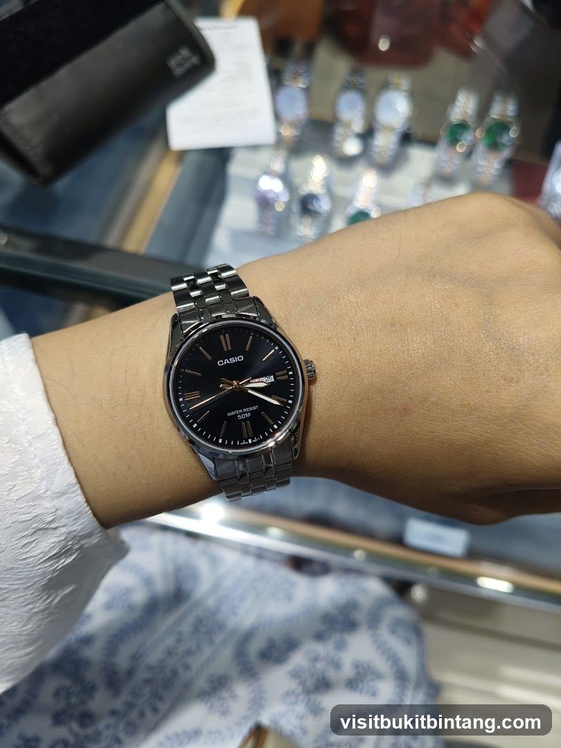 Casio Watch on Wrist