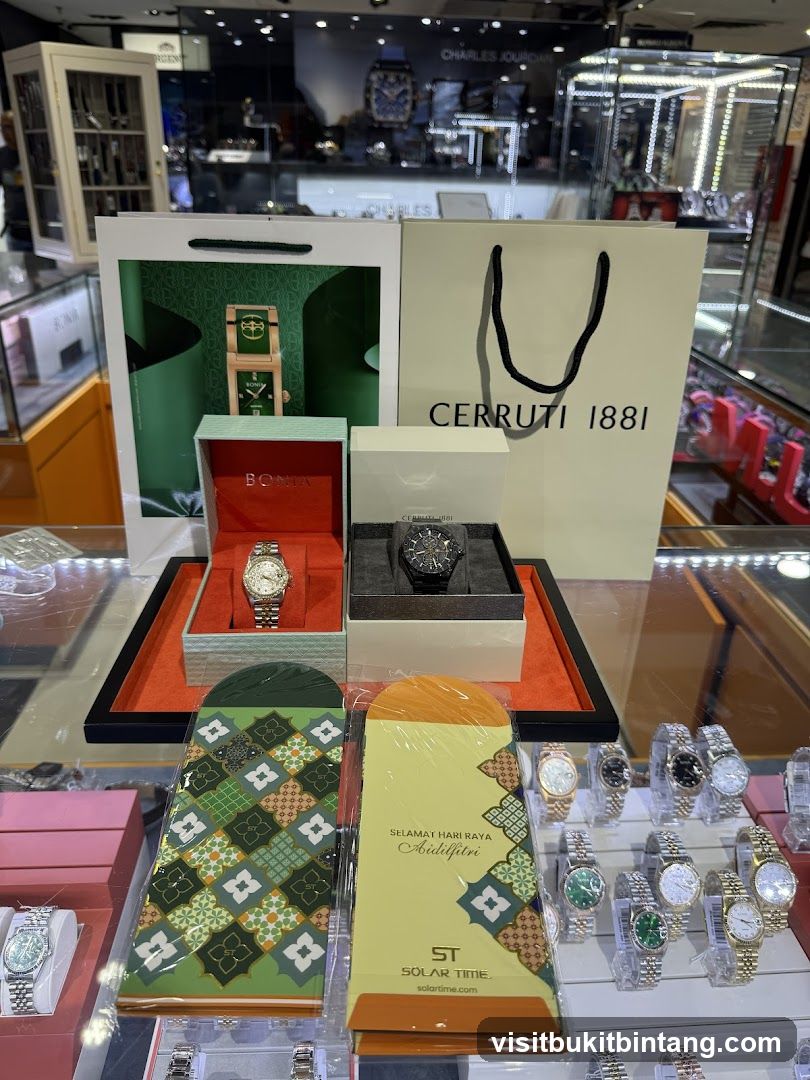 Watches and Gift Bags