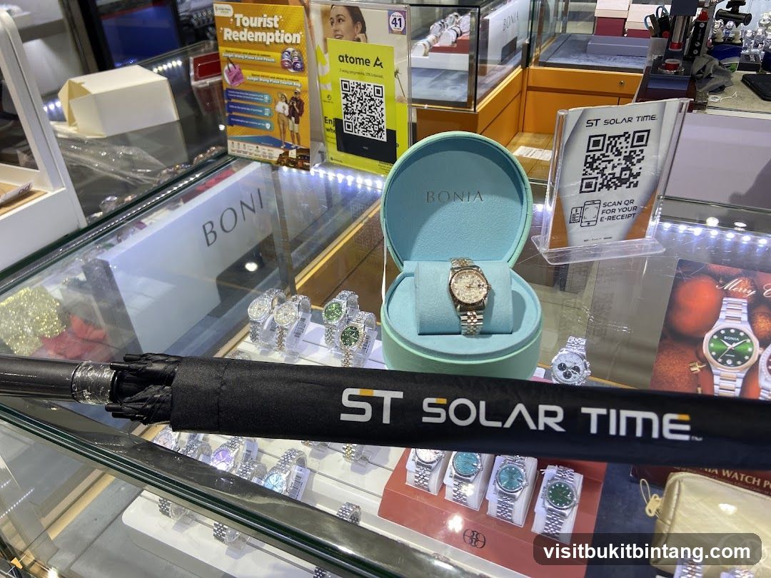 Watches and Accessories Display