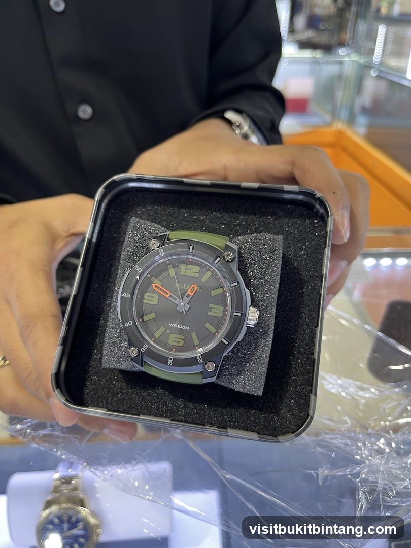 Watch in a tin