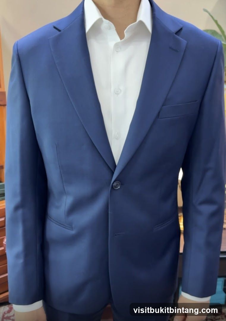 Man in Blue Suit