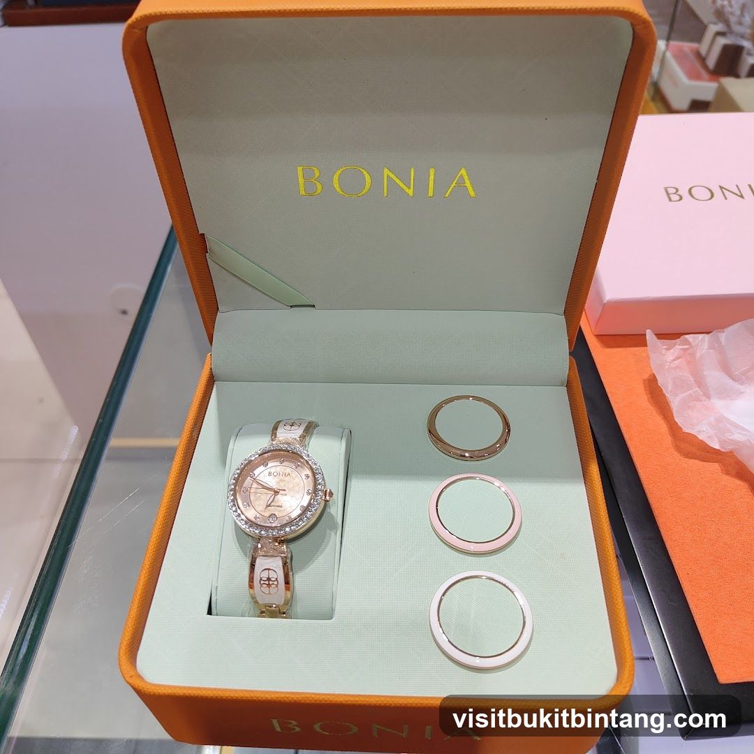 Bonia Watch and Ring Set