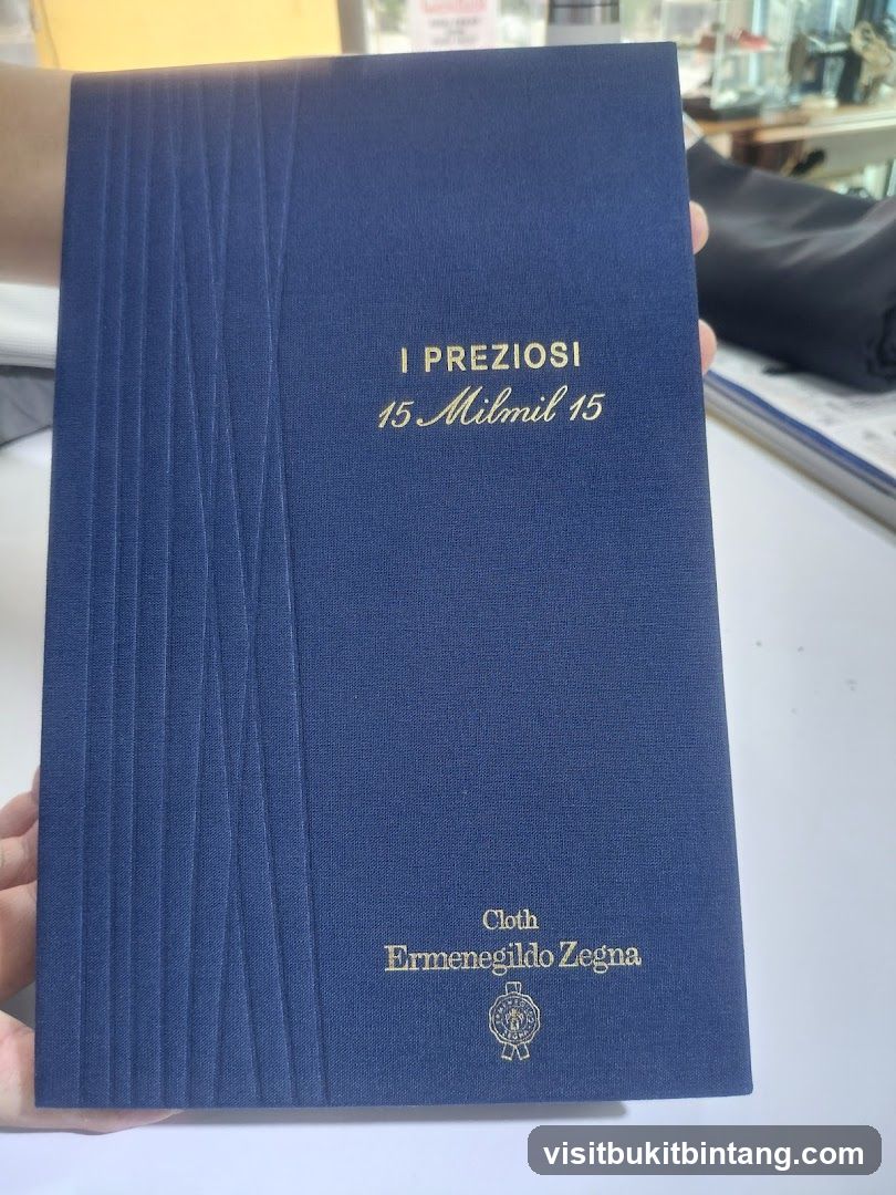 Ermenegildo Zegna Cloth Catalog