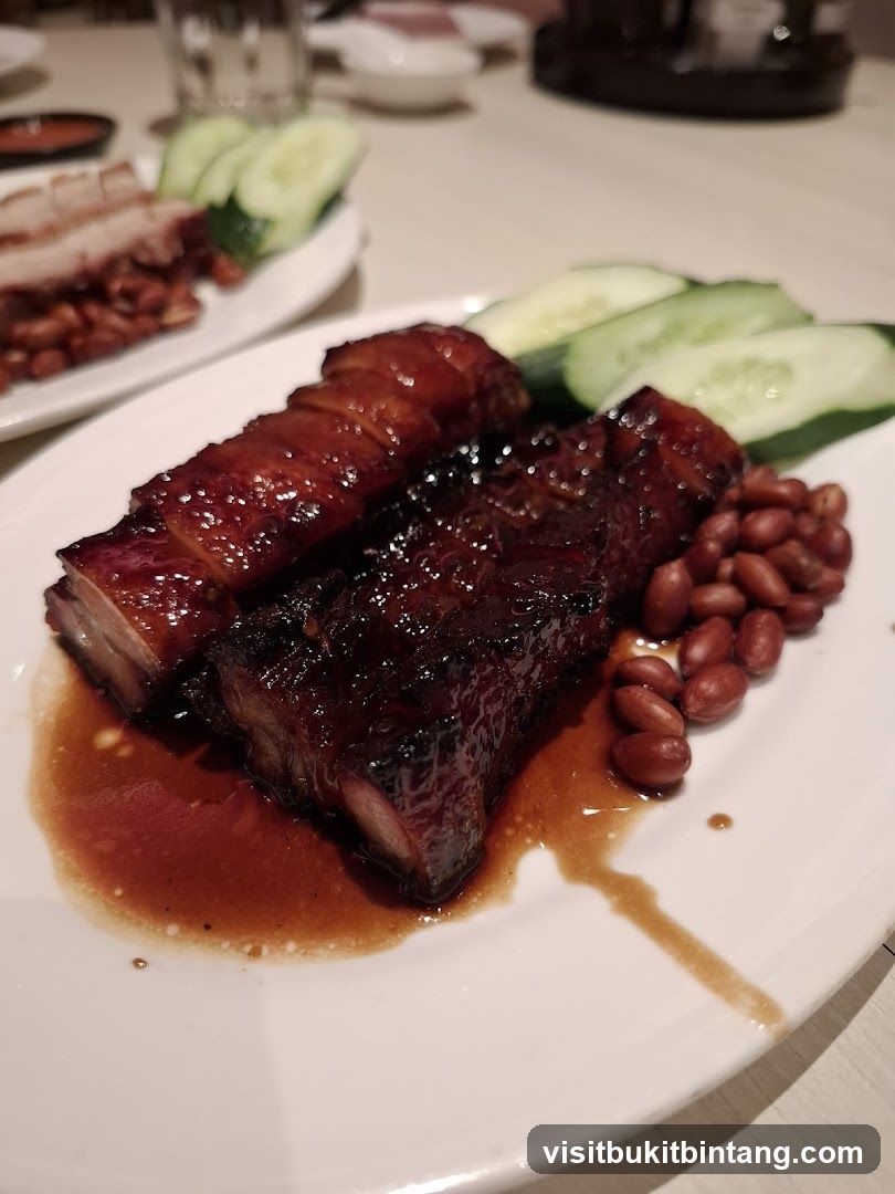 Roasted Meats with Cucumber and Peanuts