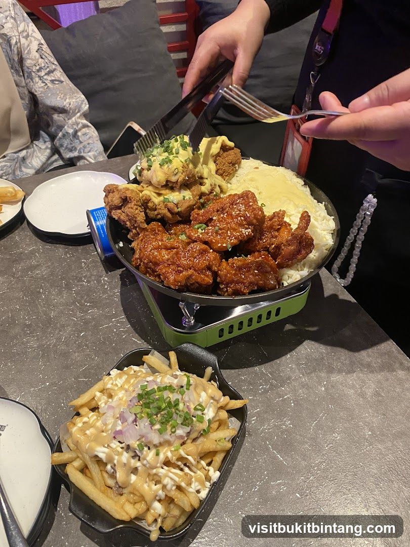 Fried Chicken and Fries