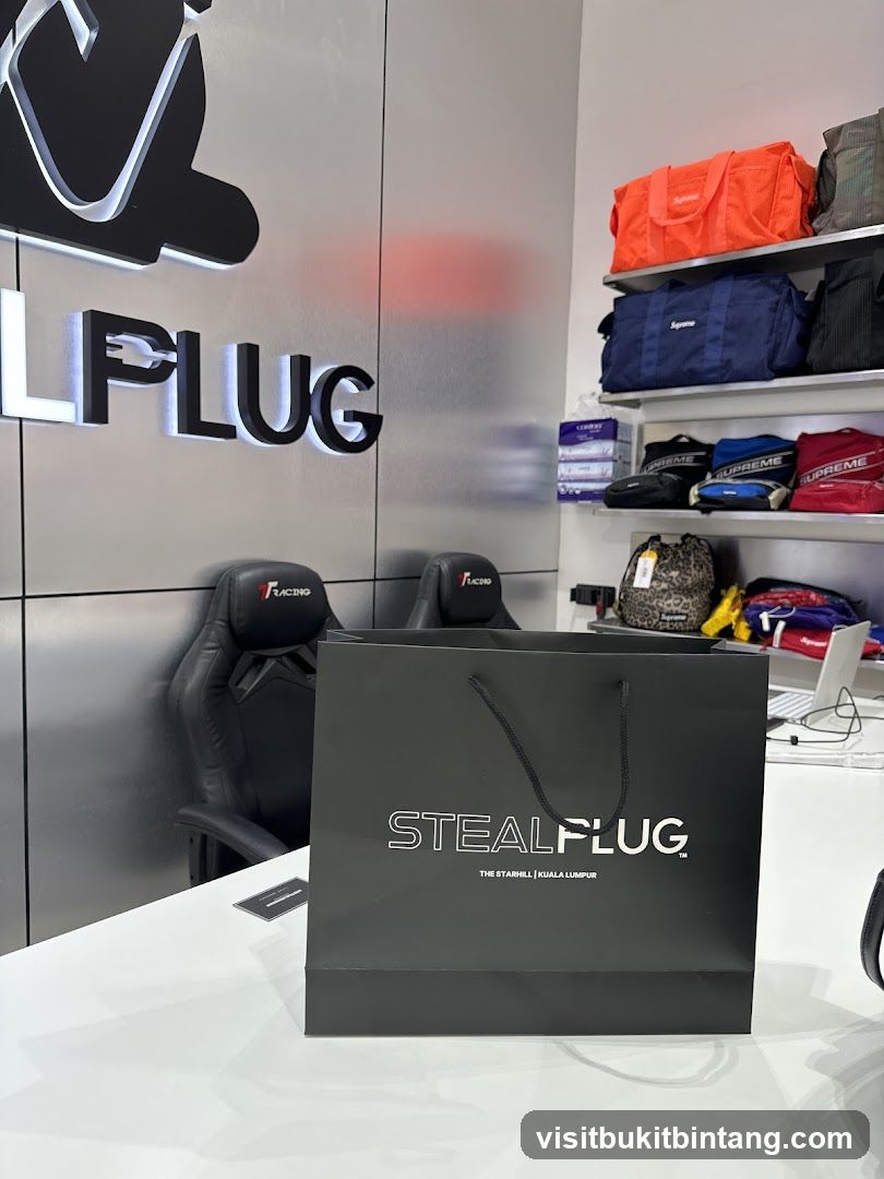 Store Interior with Branded Bag