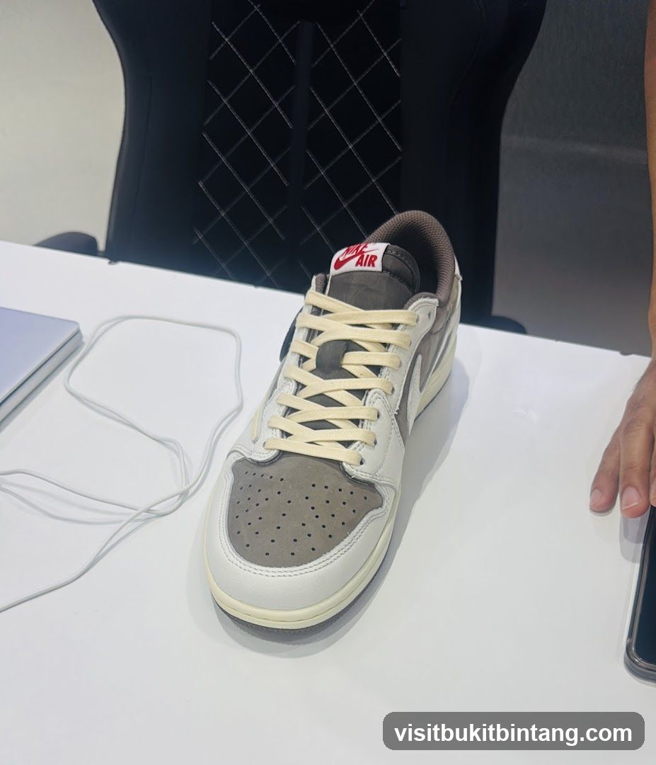 Sneaker on a Desk