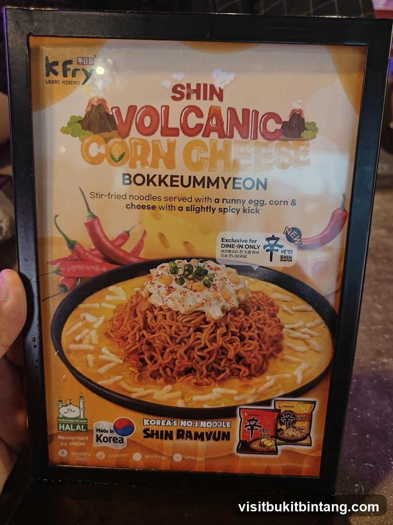 Shin Volcanic Corn Cheese Bokkeummyon