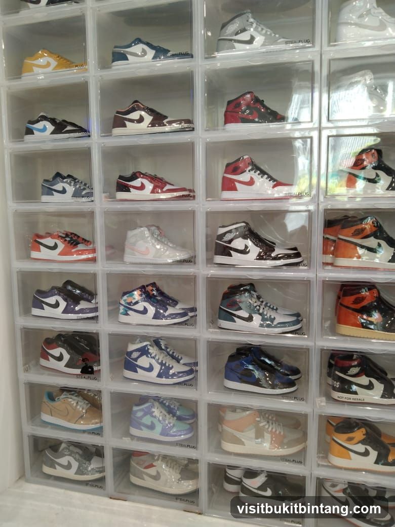 Display of Sneakers