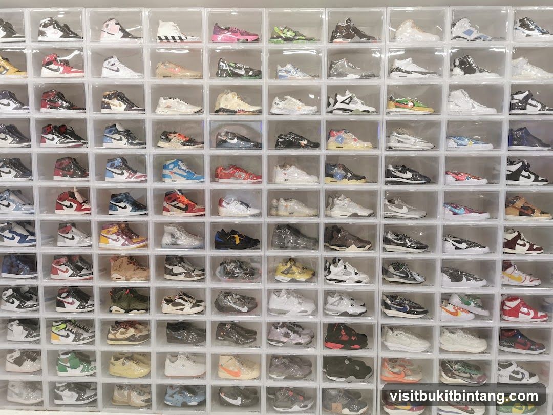 Display of Sneakers