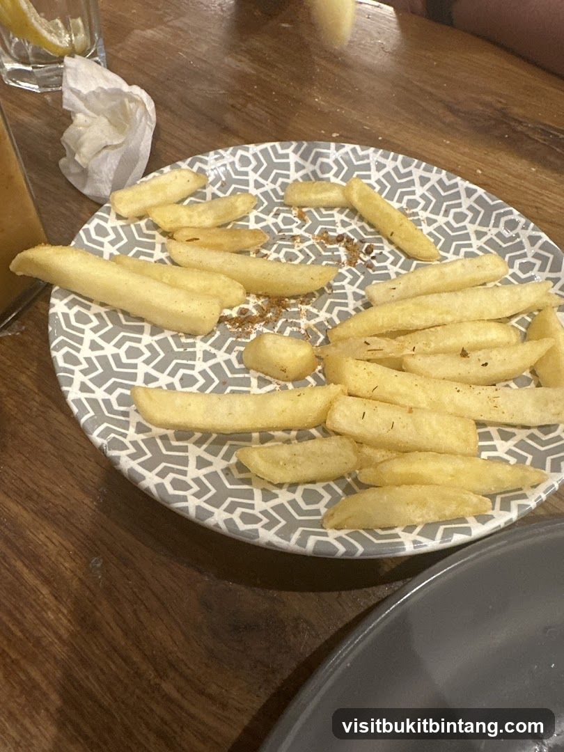 French Fries on a Plate