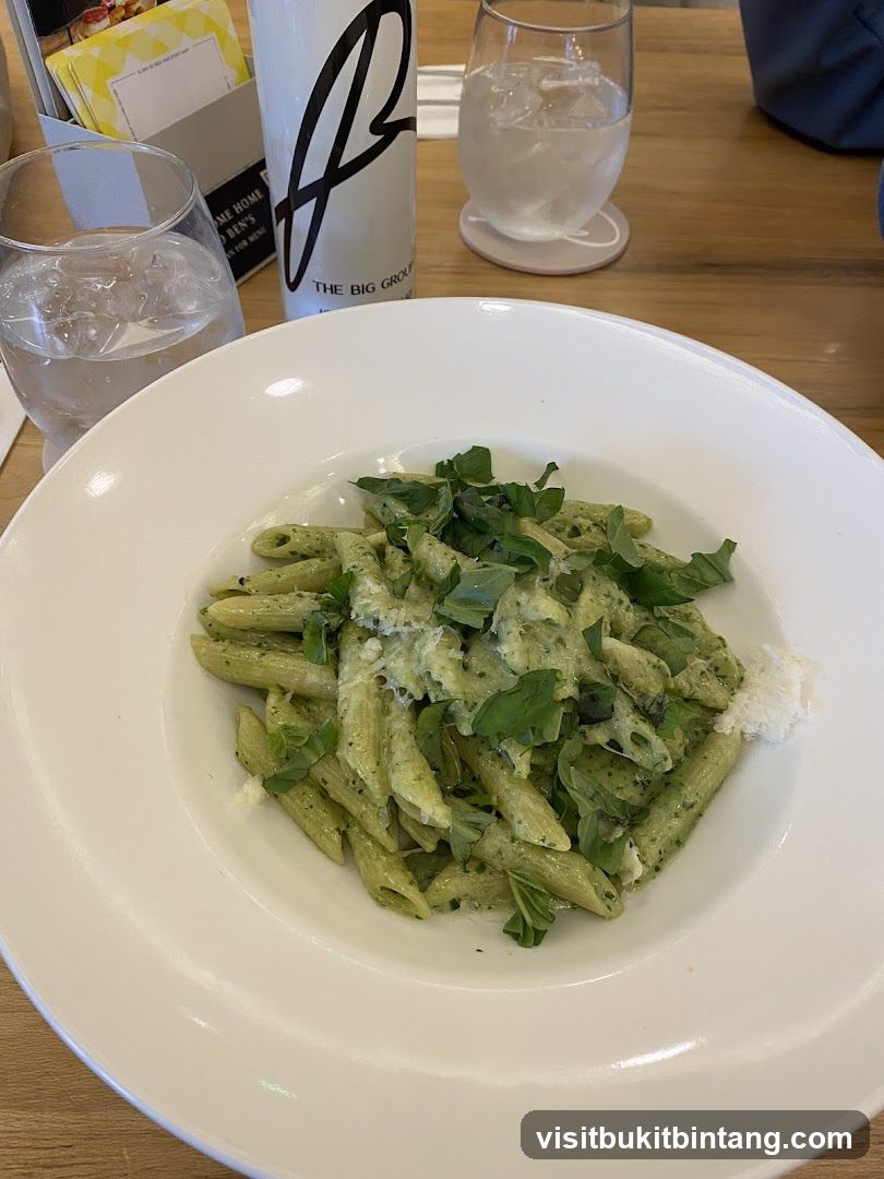 Penne Pasta with Pesto