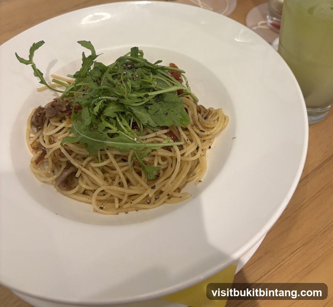 Spaghetti with Arugula