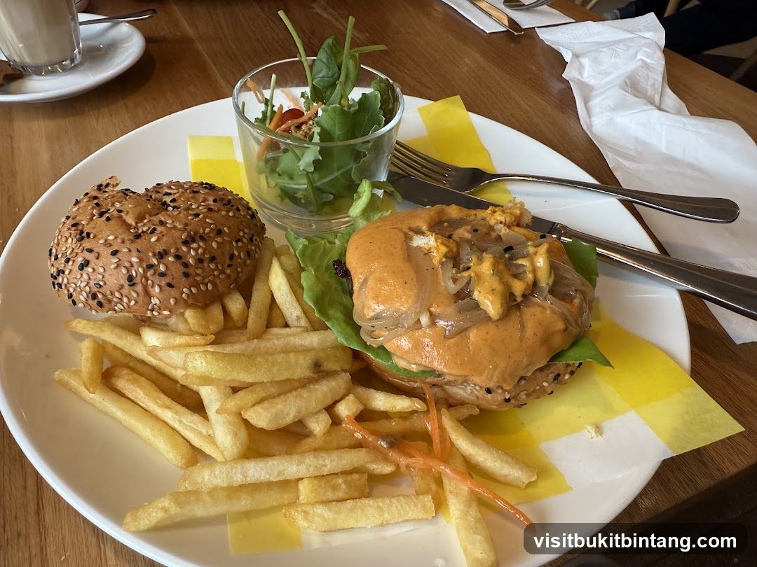 Burger and Fries