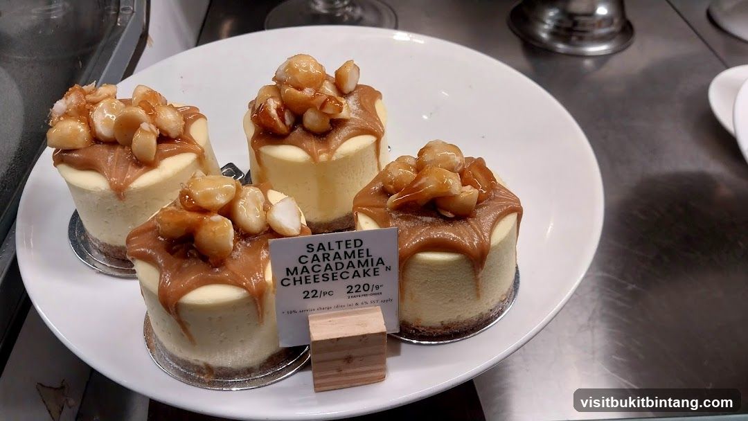Salted Caramel Macadamia Cheesecake