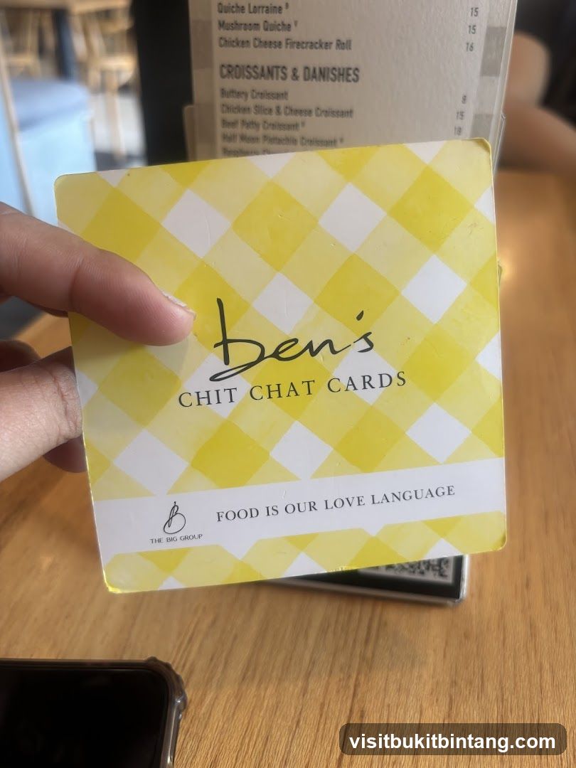 Ben's Chit Chat Cards